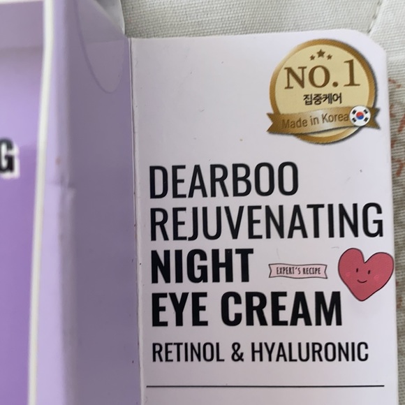 Dearboo Rejuvenating retinol & hyaluronic night Eye cream - Picture 4 of 6